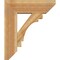 Ekena Millwork Merced Slat Rough Sawn Bracket w/ Offset Brace, Western Red Cedar, 8"W x 24"D x 28"H BKT0806X24X28MRC06RWR - alternate 4